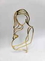 Dekorácia na tortu - Obrys/Silueta - Tehotná žena