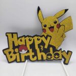 pap. zápich na tortu Happy Birthday - Pokémon 02