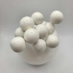 Dekorácia – Biele guličky 03 /lesklé/