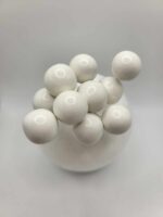 Dekorácia – Biele guličky 03 /lesklé/