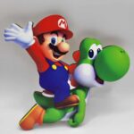 Dekorácia na tortu/magnetka – Super Mário a Yoshi