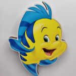 Magnetka - Rybka Flounder 02 /Ariel/