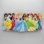 Dekorácia na tortu/magnetka Princezničky 04