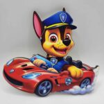 Dekorácia na tortu/magnetka Labková patrola – Chase