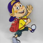 magnetka Chlapček+aktovka 02 /Škola volá