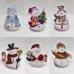 Vianočná ozdoba - Sada snehuliakov – Obrázok 4