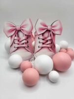 Dekorácia na tortu/magnetka Topánočky - Tenisky ružové – Obrázok 4