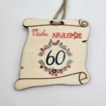 Visačka - Pergamen - Všetko najlepšie 60