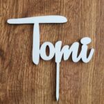 Zápich na tortu meno Tomi