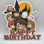 pap. zápich na tortu – Happy Birthday /Harry Potter/ 04