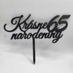 Krásne narodeniny 65 /čierna/