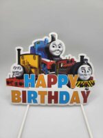 pap. zápich na tortu – Happy Birthday – Vláčik - Lokomotíva Tomáš 01 – Obrázok 2