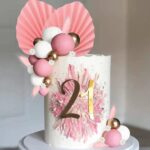 Dekorácia – Guličky ružové + palmový list SADA 101