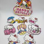 pap.zápich na tortu Happy Birthday /Hello Kitty 01