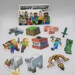 zápich na tortu Happy Birthday – Minecraft 03
