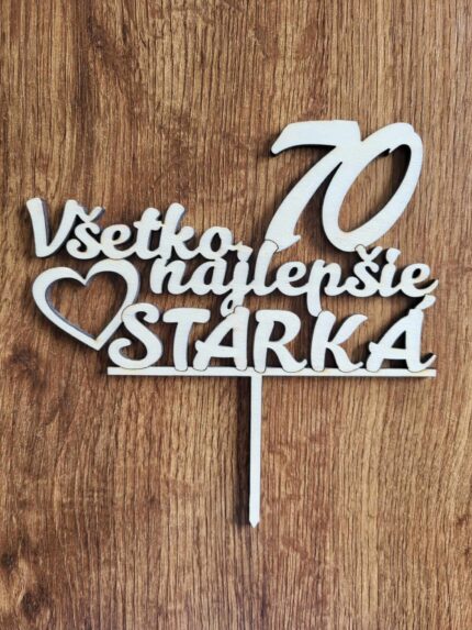 Všetko najlepšie ♥ starká 70