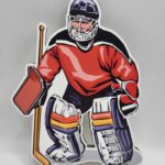 Zápich na tortu /magnetka Hokejista - Brankár