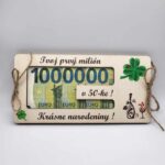 Darčeková karta – Prvý milión v 50- ke /01