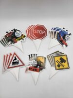 pap. zápich na tortu – Happy Birthday – Vláčik - Lokomotíva Tomáš 01 – Obrázok 3