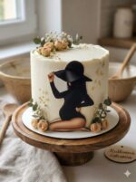 Dekorácia na tortu/magnetka Žena-Tehuľka – Obrázok 2