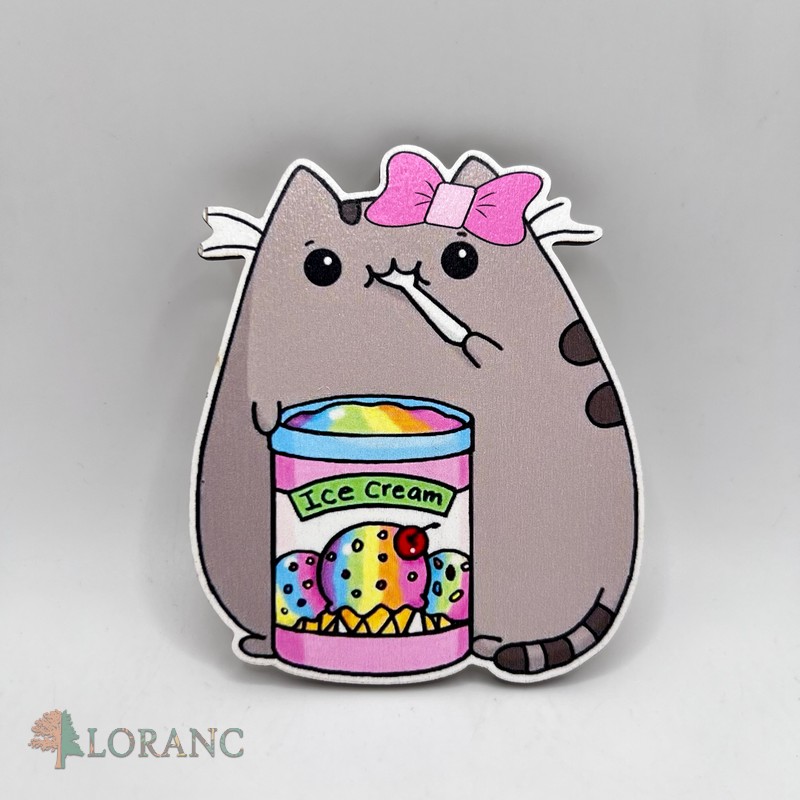 IMG_1336 dekorácia na tortu/magnetka Mačička - Pusheen /11/ – Obrázok 1