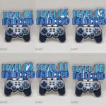 Dekorácia na tortu/magnetka Hracia konzola - Level číslo na želanie – Obrázok 2