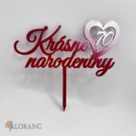Zápich na tortu - Krásne narodeniny ♥ 70 – Obrázok 3