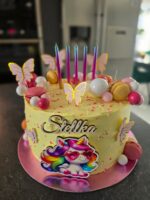 Dekorácia na tortu/magnetka Jednorožec 05 – Obrázok 2