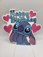 Pap.zápich na tortu  Happy Birthday – Stitch 04 – Obrázok 3