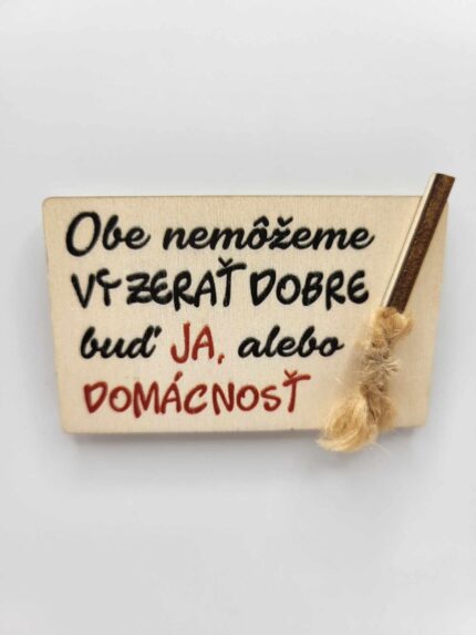 Magnetka - Obe nemôžeme vyzerať dobre.....