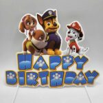 Pap.zápich na tortu Happy Birthday – Labková patrola /03/