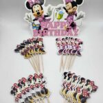 Pap.zápich na tortu Happy Birthday Minnie 10