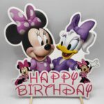 Pap. zápich na tortu Happy Birthday Minnie 06