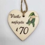 Visačka – Všetko najlepšie 70 /03/