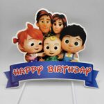 pap. zápich na tortu - Happy Birthday - Cocomelon