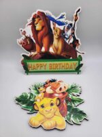 pap. zápich na tortu - Happy Birthday – Leví kráľ 02 – Obrázok 3