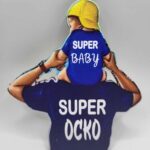 Dekorácia na tortu / magnetka otec + syn