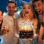 Zápich na tortu - guličky Disko+ pl. zápich HB/strieborné/sada 75 – Obrázok 2