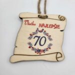 Visačka - Pergamen - Všetko najlepšie 70