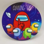 dekorácia na tortu/magnetka - Among Us