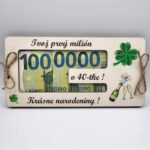 Darčeková karta – Prvý milión v 40-tke /01