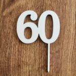 zápich na tortu číslo 60 /old/