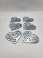 pl.nápis – Happy Birthday /Strieborná 03/ sada – Obrázok 3