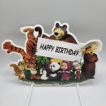 pap. zápich na tortu Happy Birthday – Máša a medveď /02/