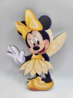 Dekorácia na tortu/magnetka Minnie s krídlami /zlatá