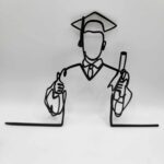 pl. zápich Promócie – Absolvent 02 /čierna/