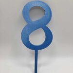 číslo 8 /tangle/modrá/8/