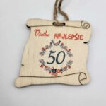 Visačka - Pergamen - Všetko najlepšie 50