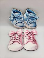 Dekorácia na tortu/ magnetka Topánočky - Tenisky modré – Obrázok 4