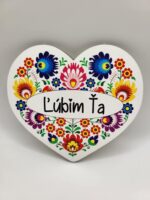 Folklórne srdiečko - Ľúbim ťa 01 /5,5/